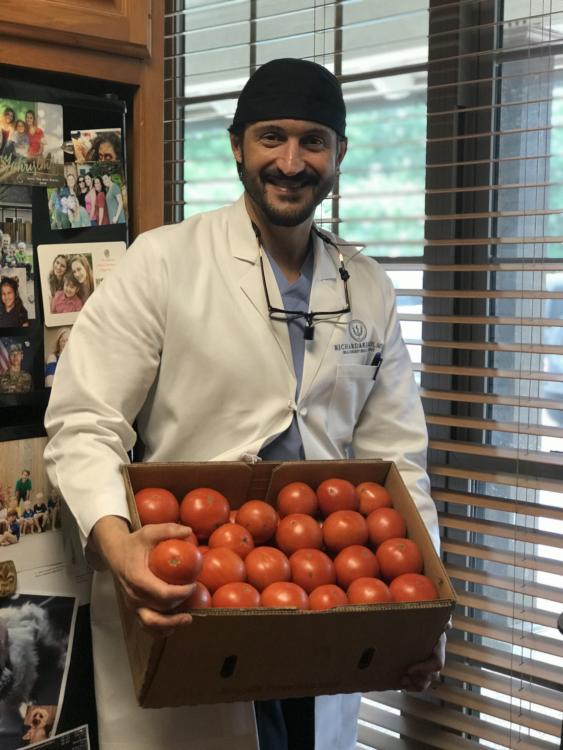 Dr. Akin and Tomatoes